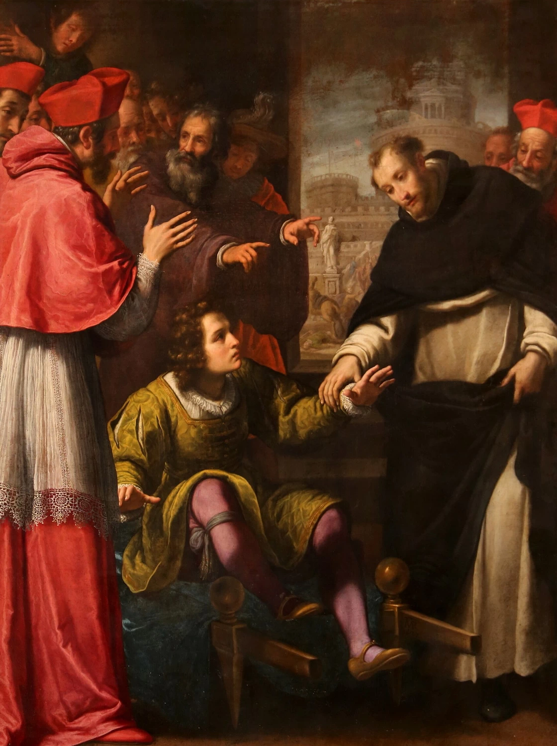 San Domenico resuscita Napoleone Orsini, 1627